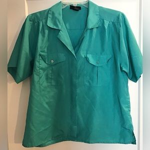 Vintage David Matthew petite blouse size 12P